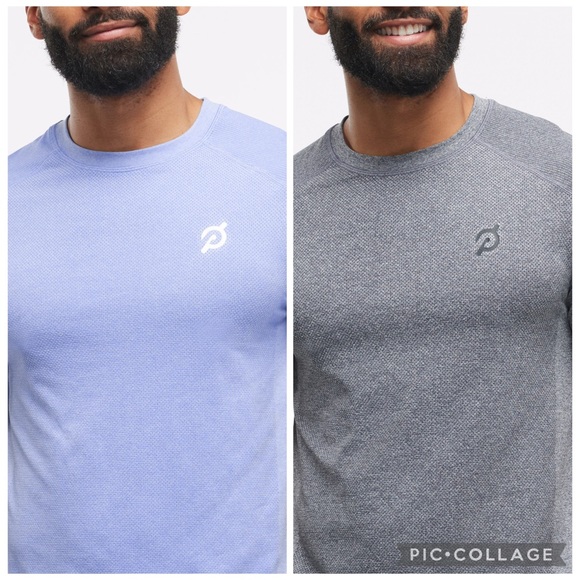 NWT Bundle of 2 Peloton Men’s Seamless Short Sleeve Shirts - Picture 1 of 10